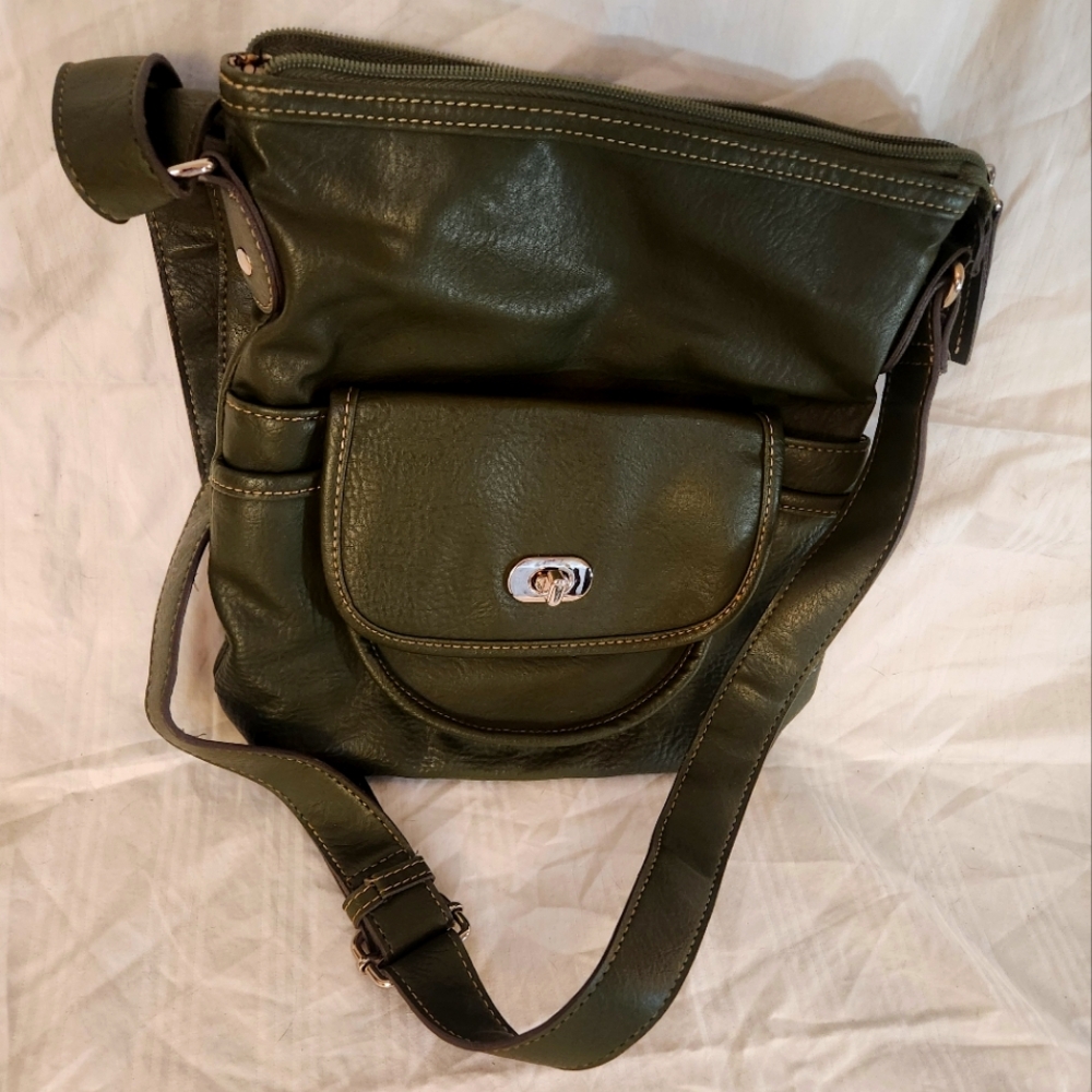 MONDANI Simulated Leather Crossbody Bag